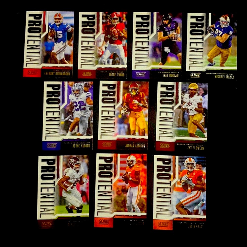 2023 Panini Score Football Protential (10 cards)